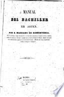 Manual del Bachiller en Artes