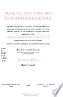 Manual del librero hispano-americano