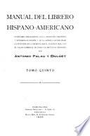 Manual del librero hispano-americano
