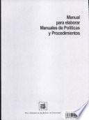 Manual para elaborar manuales de políticas y procedimientos
