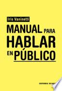 Manual para hablar en público