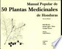 Manual popular de 50 plantas medicinales de Honduras