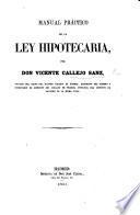 Manual Práctico de la Ley Hipotecaria