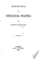 Manuel de Viticultura practica