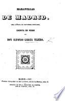 Maravillas de Madrid, obra satirica des costumbres populares, en verso