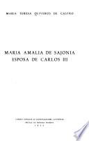 María Amalia de Sajonia, esposa de Carlos III.