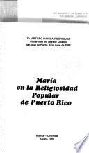 María en la religiosidad popular de Puerto Rico