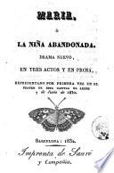 María, o, La niña abandonada