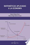 Matemáticas aplicadas a la economía