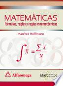 MATEMATICAS FORMULAS, REGLAS Y REGLAS MNEMOTECNICAS