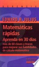Matemáticas rápidas