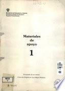 Materiales de apoyo. (Volumen 1)