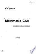 Matrimonio civil