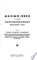 Máximo Jérez y sus contemporáneos (estudio histórico-crítico)