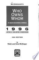 McGregor's who Owns Whom in Sub-Saharan Africa