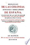 Medallas de las colonias, municipios, y pueblos antiquos de España