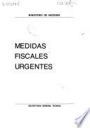 Medidas fiscales urgentes