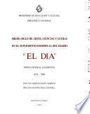 Medio siglo de artes, ciencias y letras en el suplemento dominical del diario El Dia