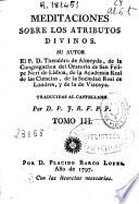Meditaciones sobre los atributos divinos