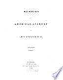 Memoirs of the American Academy of Arts and Sciences