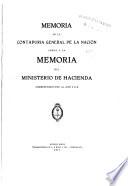 Memoria de la Contaduría General de la Nación