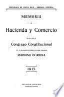 Memoria de la Secretaría de Hacienda