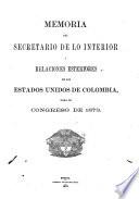 Memoria de relaciones exteriores