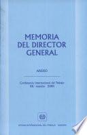 Memoria del Director General. Anexo. Informe 88
