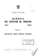 Memoria del Ministerio de Fomento