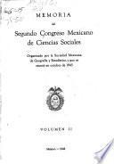 Memoria del segundo Congreso Mexicano de Ciencias Sociales