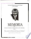 Memoria del Tercer Encuentro Internacional de Historia Oral