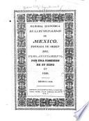 Memoria economica de la municipalidad de Mexico, formada de orden del exmo