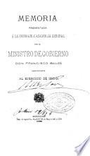 Memoria ...