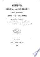 Memoria ofrecida a la consideracion de los honorables senadores y diputados al proximo Congreso, y á toda la República, sobre el tratado de limites y navegacion fluvial ajustado y firmado por plenipotenciarios del Brasil y de Venezuela en 5 de mayo de 1859