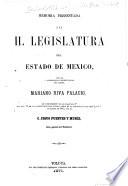 Memoria presentada á la H. Legislatura del Estado de Mex́ico