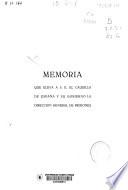 Memoria que eleva a S.E. el Caudillo de España y su gobierno la Dirección General de Prisiones, [año 1953]