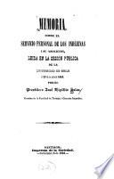 Memoria sobre el servicio personal de los indíjenas y su abolición