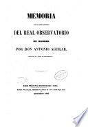 Memoria sobre la latitud geográfica del Real Observatorio de Madrid