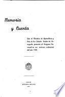 Memoria y cuenta