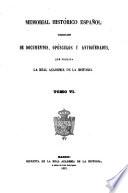 Memorial Histórico Espanol; Colección de Documentos, Opúsculos y Antigüedades