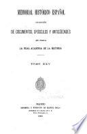 Memorial Histórico Espanol; Colección de Documentos, Opúsculos y Antigüedades