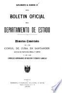 Memorias comerciales remitidas por los señores consules de la republica ...