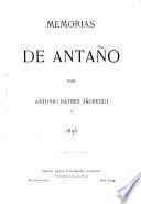 Memorias de antaño
