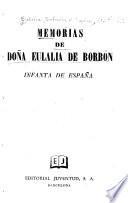 Memorias de doña Eulalia de Borbón, infanta de España