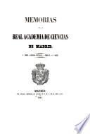 Memorias de la Real Academia de Ciencias de Madrid
