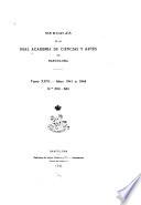 Memorias de la Real Academia de Ciencias Naturales y Artes de Barcelona