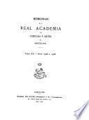 Memorias de la Real Academia de Ciencias Naturales y Artes de Barcelona