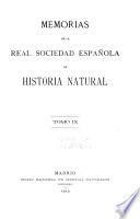 Memorias de la Sociedad Española de Historia Natural