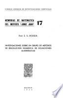 Memorias de Matemática