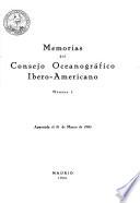 Memorias del Consejo Oceanográfico Ibero-Americano